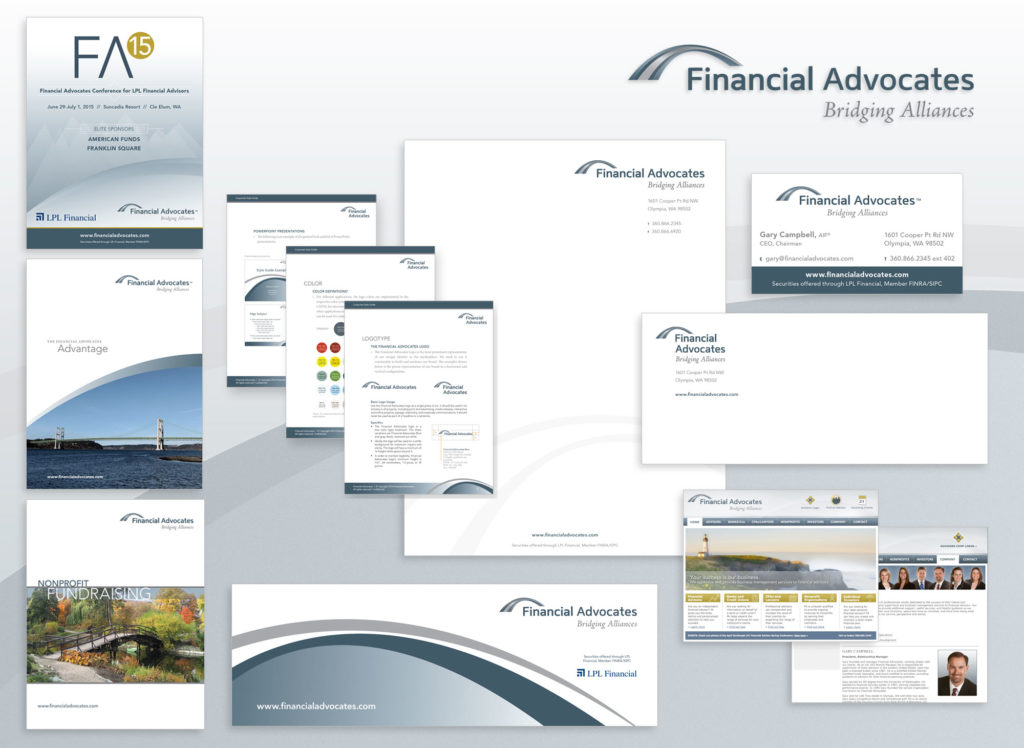 Branding design financial company