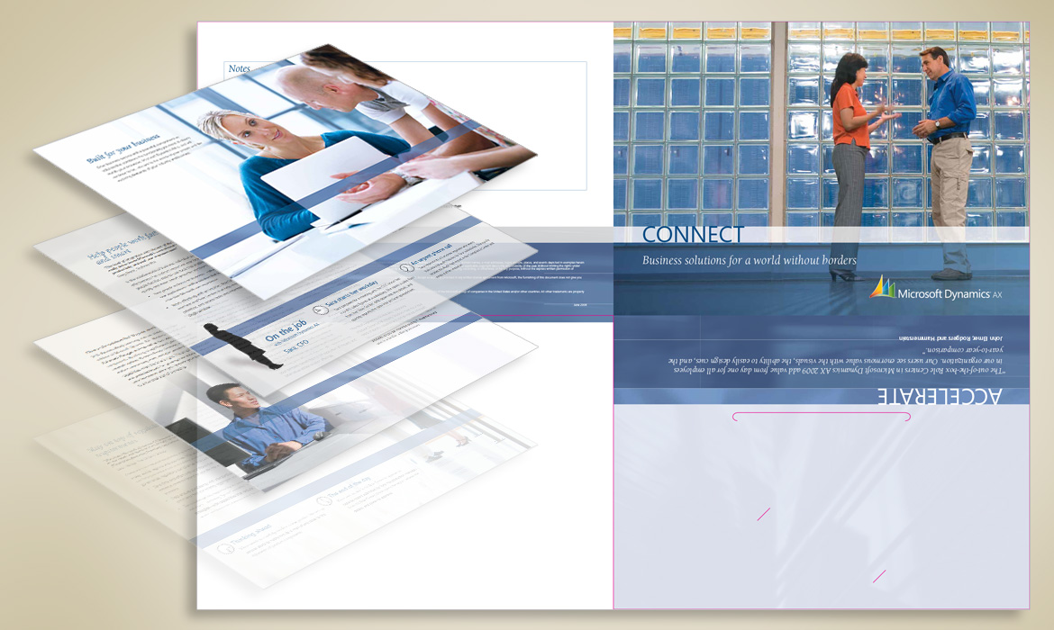 Microsoft Dynamics Brochure design